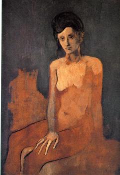 巴勃羅 畢加索 坐著的裸躰女人